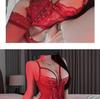 Flirty Dessous: Reiner Sexy Schnür-Bügel-Body mit schlankmachendem Taillenformer
