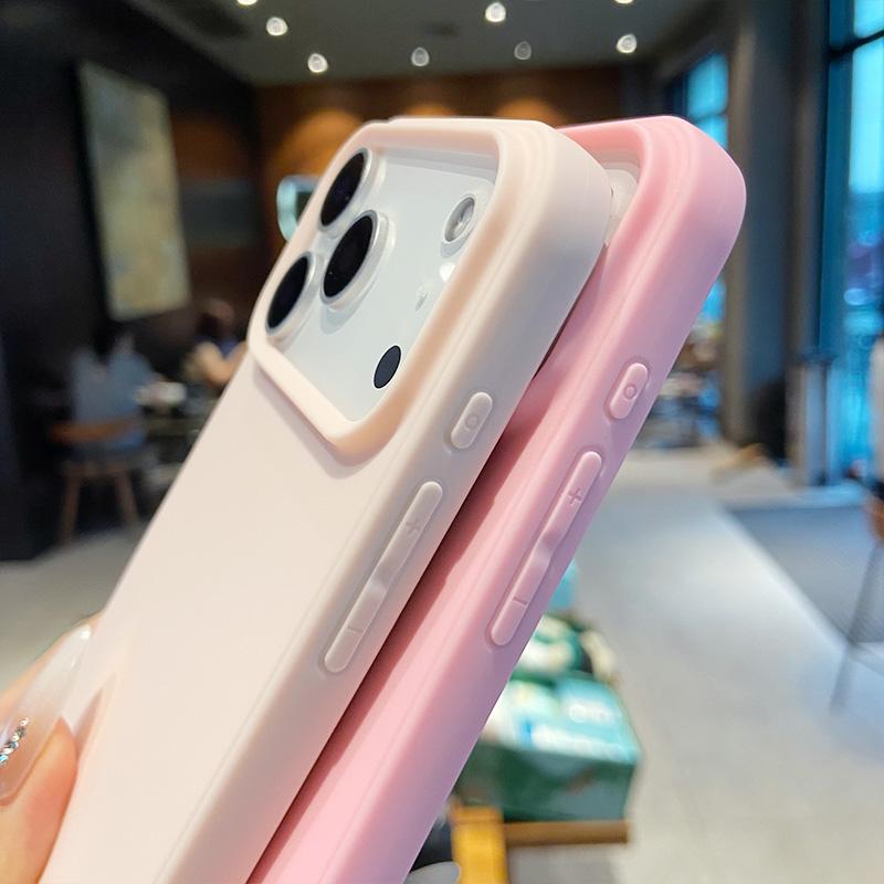 Luksusowe etui na telefon w kolorze cukierkowym dla IPhone 17 Pro Max Miękkie silikonowe etui dla IPhone 17 Air 17Pro Zderzak na aparat TPU Etui na tył