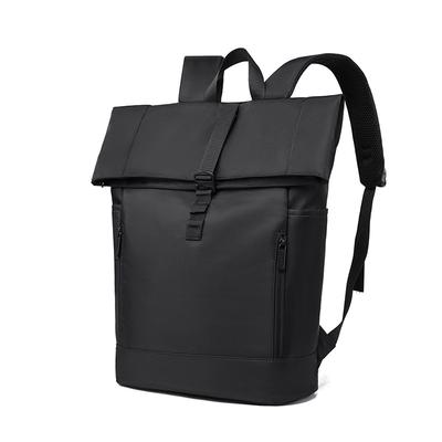 Herren Street Fashion Rucksack mit Falt- und Rolltop, ein Outdoor-Reiserucksack mit großem Fassungsvermögen für Pendler