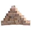 100pcs Unfinished Blank Mini DIY Wooden Square Solid Cubes for Woodwork Craft