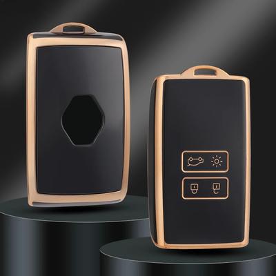 TPU Autosleutelhoes Hoesje Fob voor Renault Captur Megane Talisman Espace Clio Zoe Koleos Scenic 4 Arkana Dacia Sandero Kaart