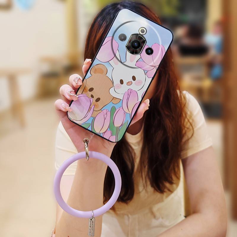 

Solid Color Youth Phone Case For ZTE Nubia Focus Pro 5G heat dissipation Personality Cartoon Anti-knock Ring Creative ZTE Nubia Focus Pro 5G