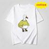 American Retro Trendy Duck Tshirt With Quirky Cartoon Print Loose Casual Short Sleeved Cotton Top