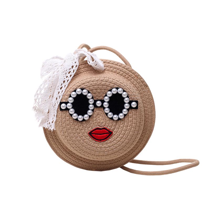 

Женская милая сумка кроссбоди нишевая, модная хлопково-льняная соломенная сумка на плечо