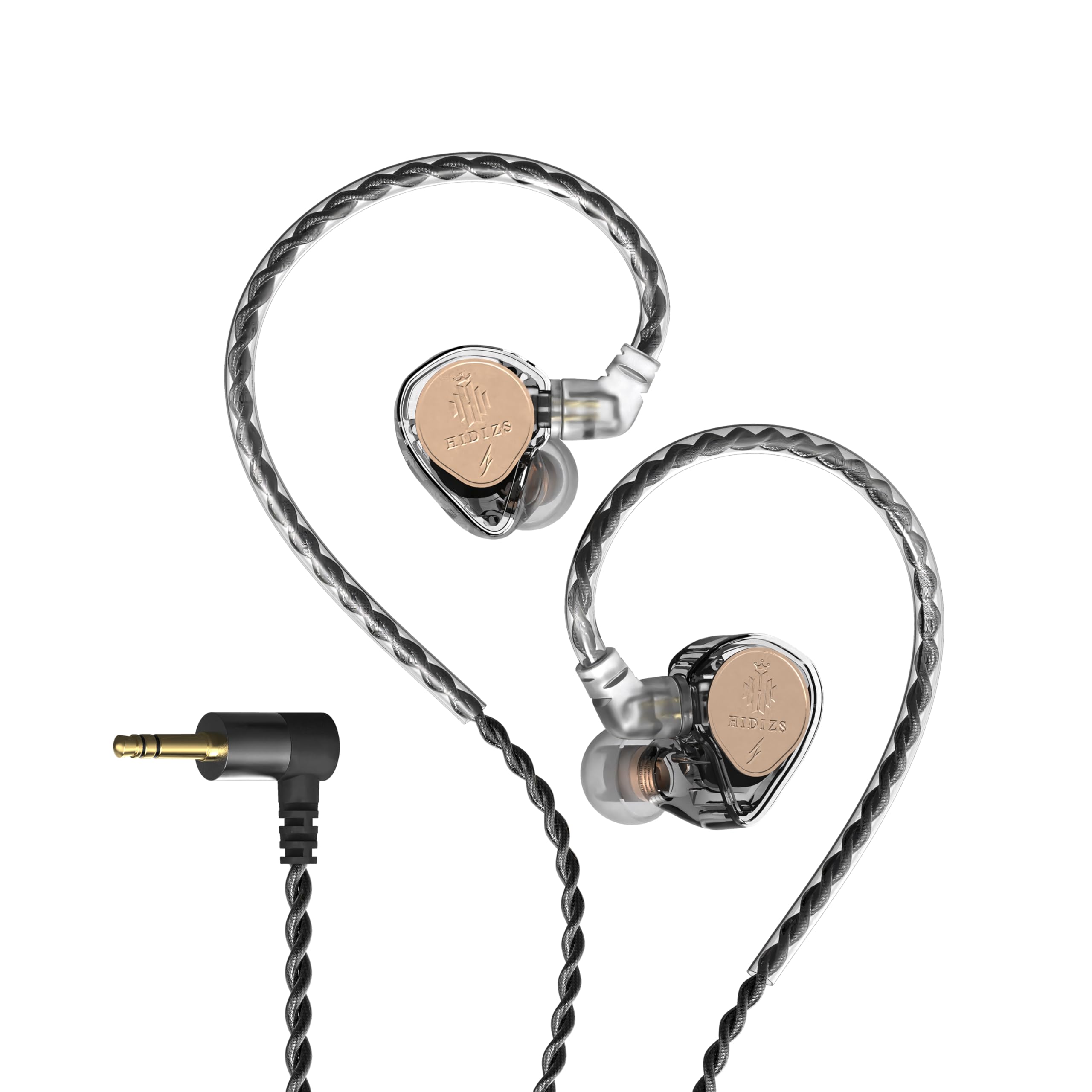 

HIDIZS ST2 Pro In-Ear Monitor Gaming Earphones, Wired, High-Performance Dual Magnetic Circuit, 10.2mm Dynamic Driver, 3.5mm Plug, In-Line Control, 0.7
