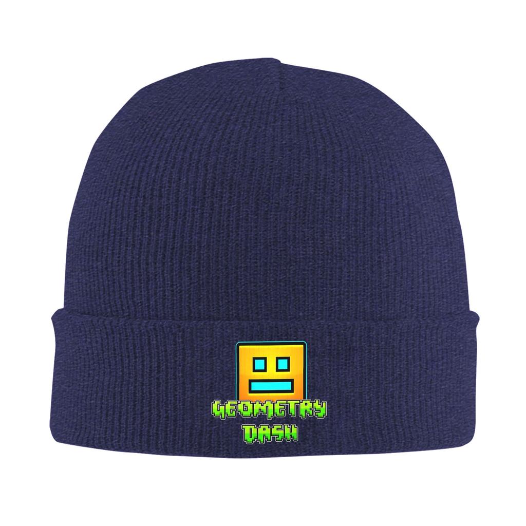 Video Game Geometry Dash Winter Skullies Beanies Hat Warm Autumn Knitted Hats Bonnet Caps for Women Men