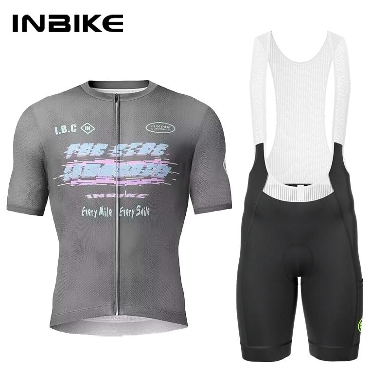 Maglia da Ciclismo da Strada con Tasche Maniche Corte Kit da Ciclismo Pantaloncini con Bretelle Imbottiti Abbigliamento da Ciclismo MTB Set Tuta da Ciclismo Estiva Traspirante 2026