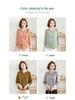 2025 New Spring/Autumn Fashion Set for Middle-Aged Women: Seven-Sleeve Chiffon Blouse