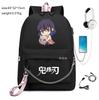 Giappone fumetti anime Demon Slayer Zaino Oxford di Alta Qualità Grande Capacità Borsa a Spalla per Studenti 0012