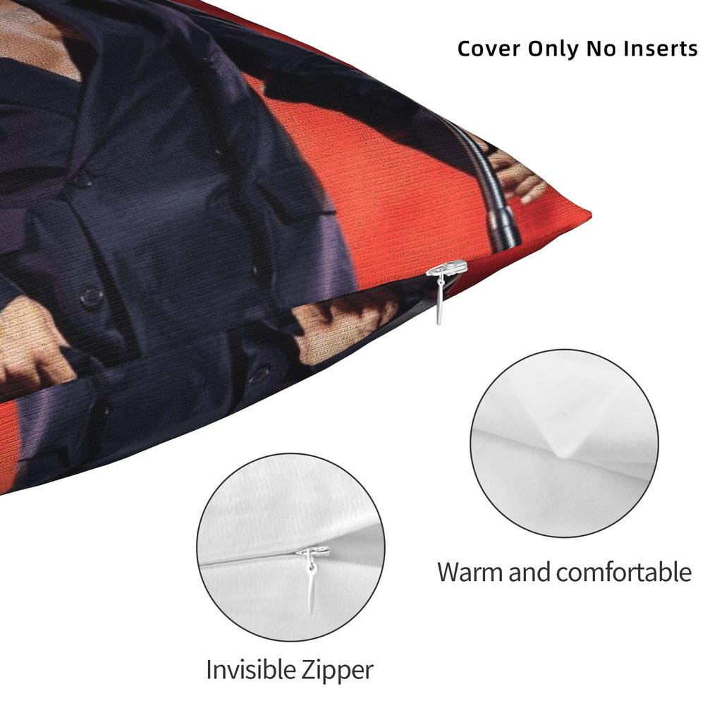 R-Ricky Martin Pillow Cover Soft Cushion Cover Vintage Pillow Case For Living Room Bed Chair