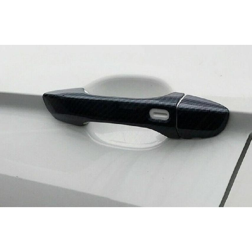 ABS Carbon Fiber Outside Door Handle Cover Trim For 2018-2021 Volkswagen Tiguan