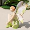 Home Ornament For Birthday Wedding Fly Crafts Car Decor Angel figurines Miniatures Flower fairy