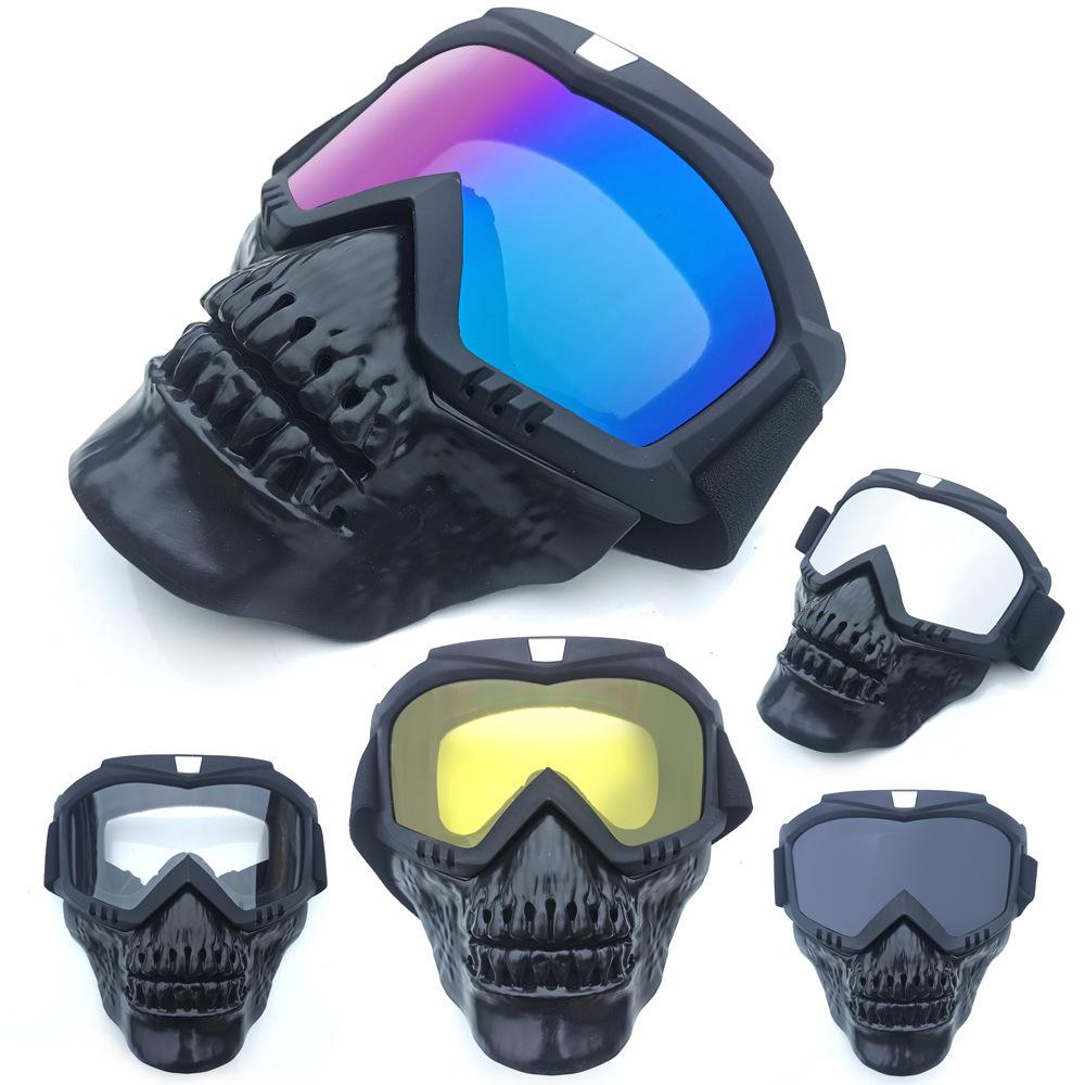 Outdoor Sports Motorcycle Mask Off-Road Skull Goggles Riding Sports Goggles Helmet Protective Equipment