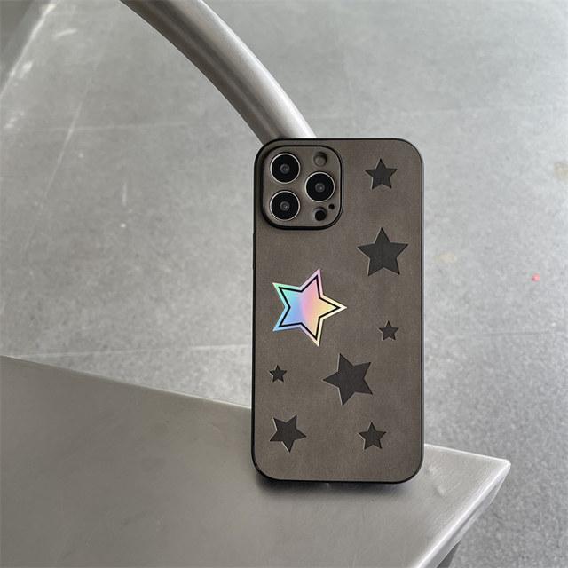 

Ins Laser Astronaut Stars Butterfly Матовый кожаный чехол для телефона для Iphone 14 13 12 11 Pro Max 14plus 14pro Противоударный чехол-бампер For iPhone 13