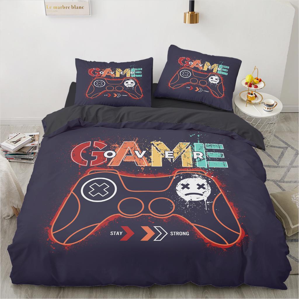 3D Printed Game Series Duvet Cover King Twin Queen Double Size Kit Pillowcase  New Wholesale Colorful Bedspread