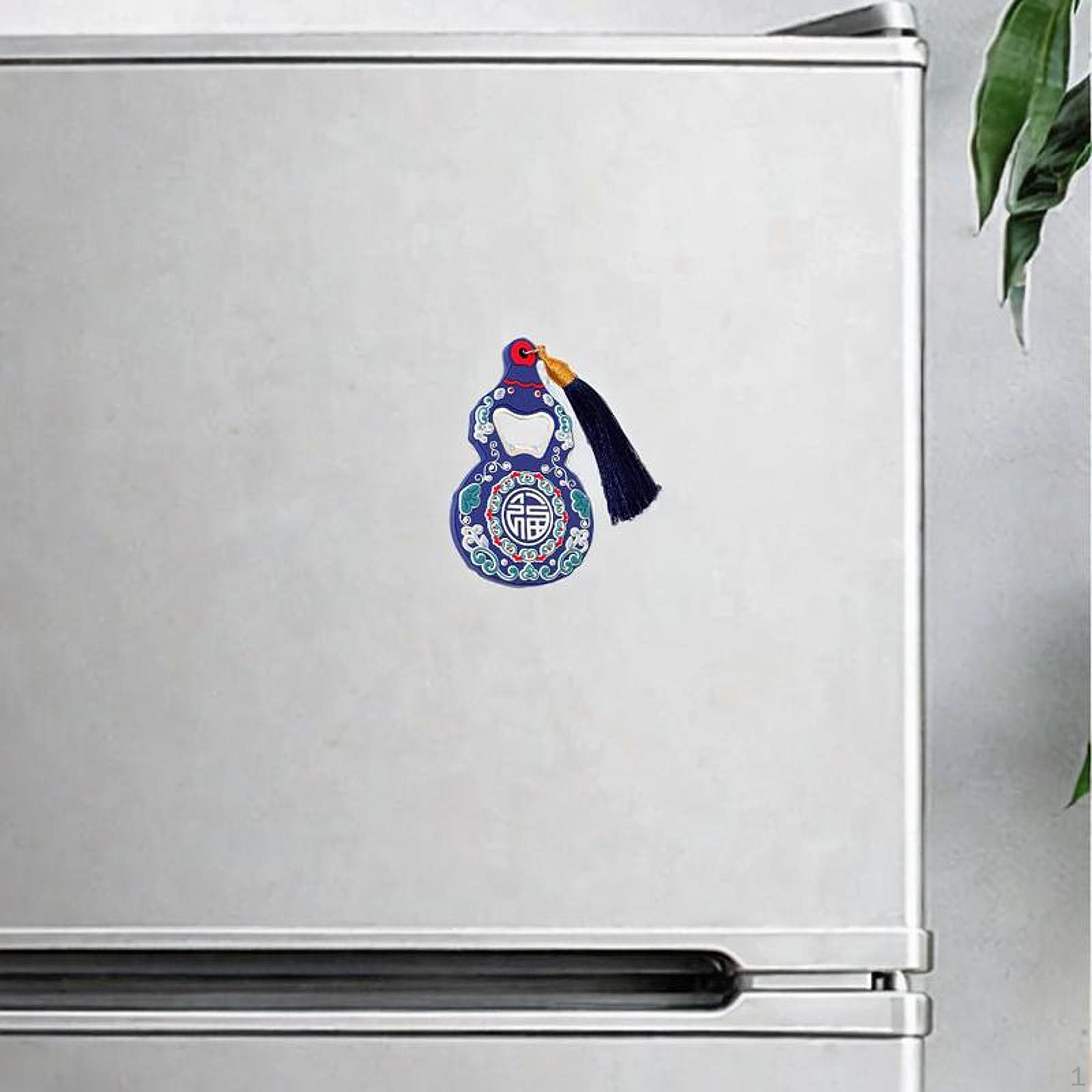 

Bottle Opener for Beer and Cans with Fridge Attachment синій