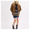 Coach Rowan 26 Logo Adjustable Shoulder Strap Pebbled Leather Shoulder Crossbody Handbag Medium Women's Dark Stone