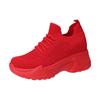 Inner Heightening Women's Shoes New Flying Woven Single Shoes Trendy High-top Shoes Women's Trend Spring and Autumn Single Net Red Shoes Children Tren