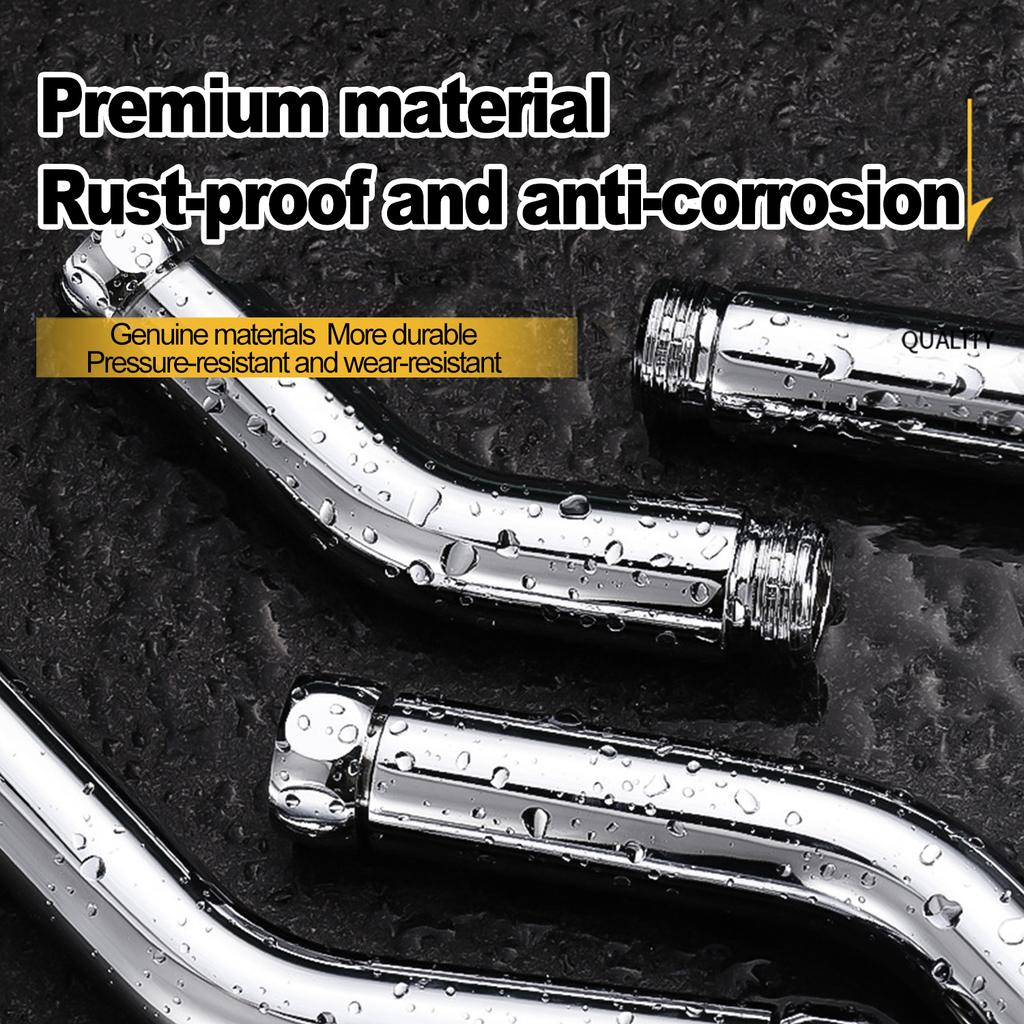 1PC Shower Head Elbow Adapter G1/2 Connections Shower Arm Extension Angle 135° Elbow Hand Shower Top Spray Elbow Connector