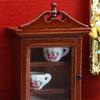 Antique Miniature Wooden Hanging Shelf For Doll House Scene Decoration Easy Assembly Craft Model Project Furniture
