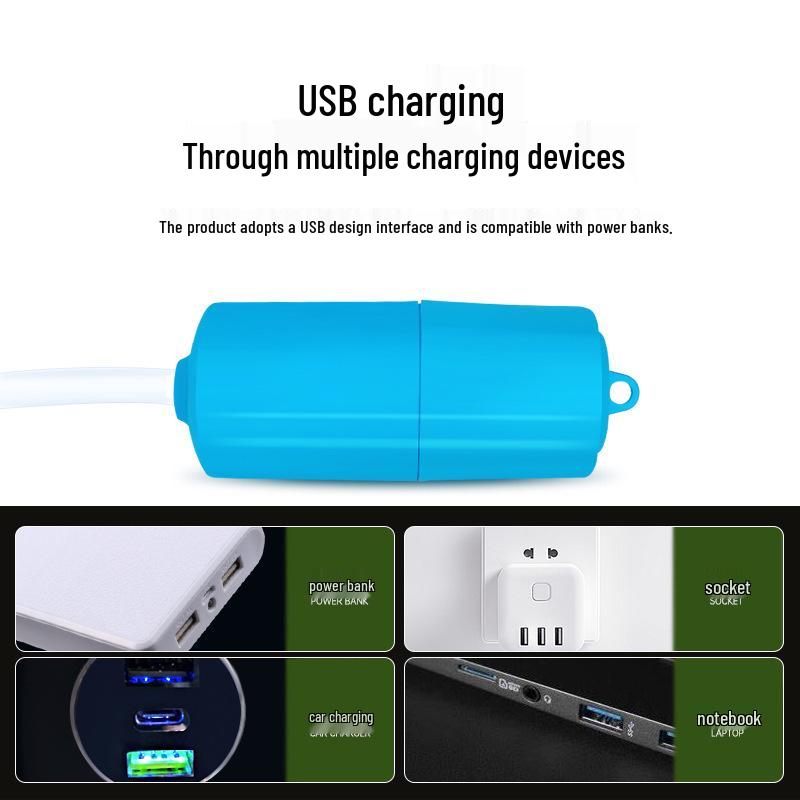 Silent Mini USB Oxygenator Pump for Fish Tanks and Outdoor Fishing