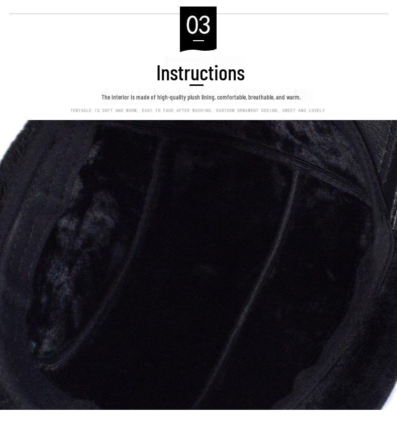 Men's Genuine Leather Winter Hat - Lei Feng Style with Ear Protection, Warm Cotton Lining for Middle-Aged and Elderly