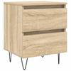 VidaXL Table de chevet chêne sonoma 40x35x50 cm bois d’ingénierie 826882