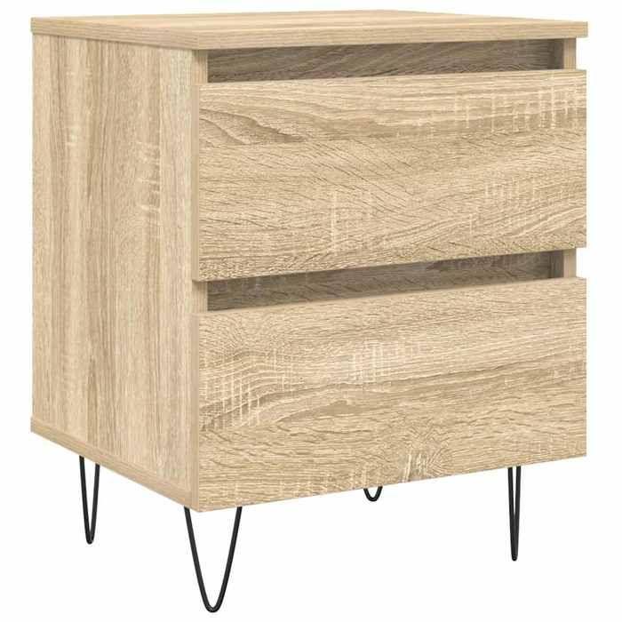 VidaXL Table de chevet chêne sonoma 40x35x50 cm bois d’ingénierie 826882