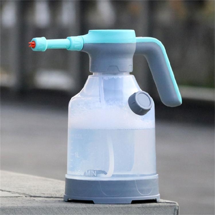 Electric Watering Can with 1.5Liter Water Capacity for Effortlessly Plant Care for Gardens Balconies and Greenhouses
