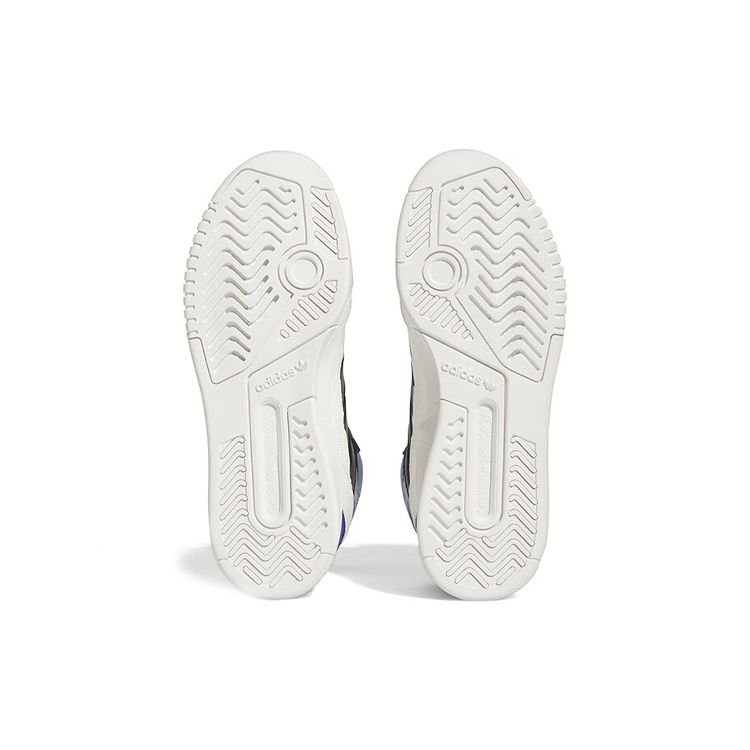 Adidas Originals Drop Step Durable Breathable Mid-Top Skate Shoes Unisex Sneakers White Blue Black GZ2572