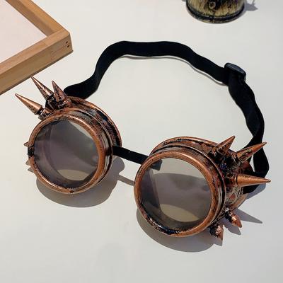 Retro punk stila tvaika aizsargbrilles Helovīna dekorēšanai ballītes dāvanas Toņi Stilīgs dizains Cosplay saulesbrilles