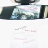 3pcs Faith-Based Car Decals Bible Verse Rear View Mirror Decals  for Car Interior Decor