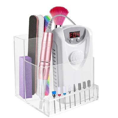 Nail Drill Machine Nail Drill Holder Transparent Drill Bit Holder for Nail