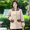 Women Corduroy Jackets Winter Solid Loose Outwaer Female Casual Middle-aged Thicken Warm Female Overcoats