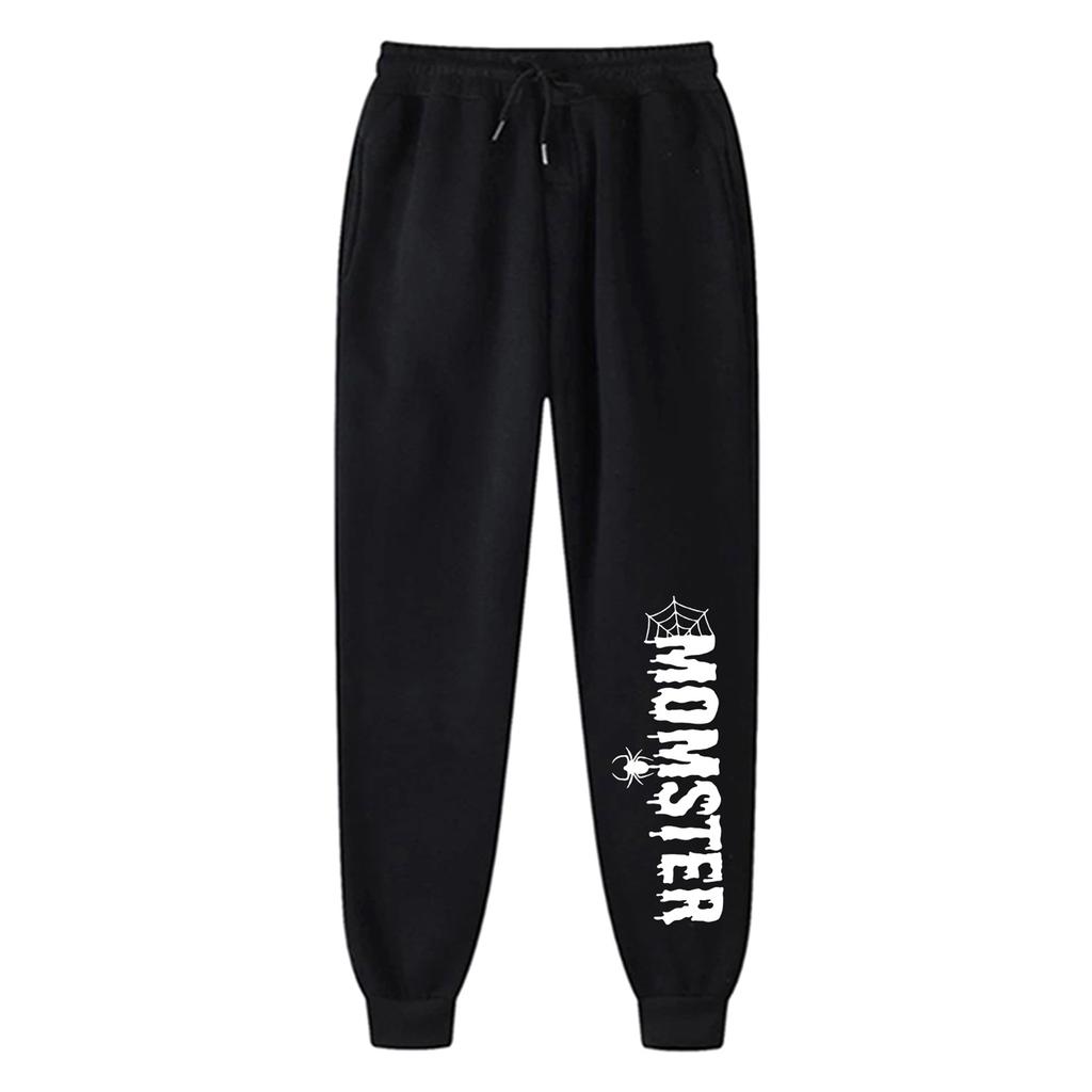 Ladies' Printed Unisex Casual Pocket Drawstring  Pants