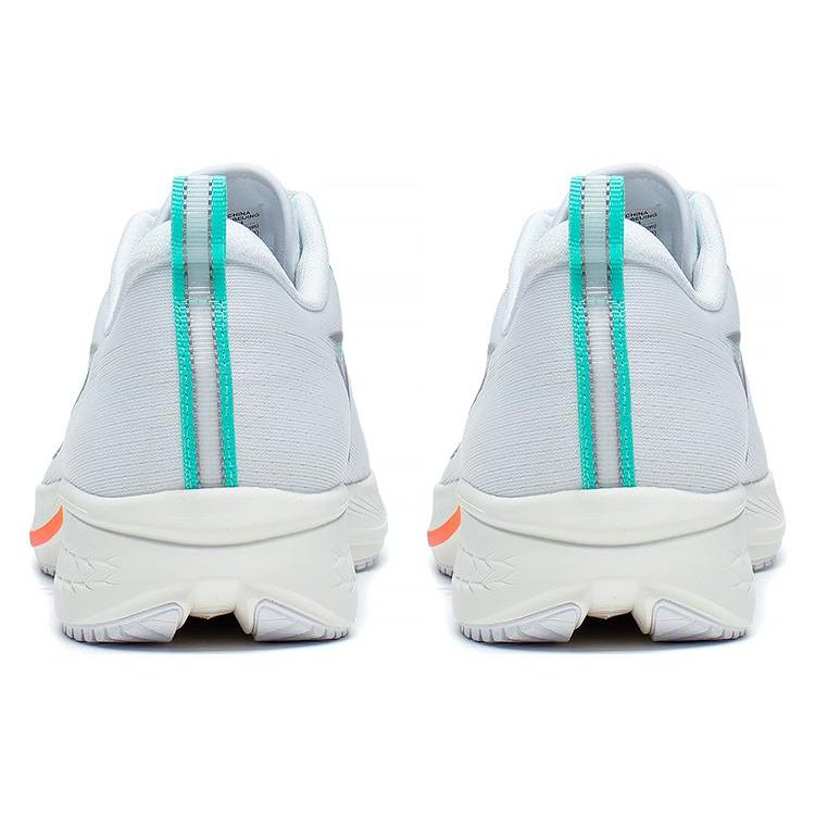 New LiNing Red Hare 6 Durable Breathable Low Top Sprint Long Distance Running Training Running Shoes Men's White ARMT015-4