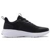 Li Ning Light Stroll Reflective Cushioning Slip Resistant Abrasion Resistant Low top Running Shoes Men's Black White ARST063-3