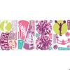 Repositionable Stickers On the Theme of Pom Pom Girls
