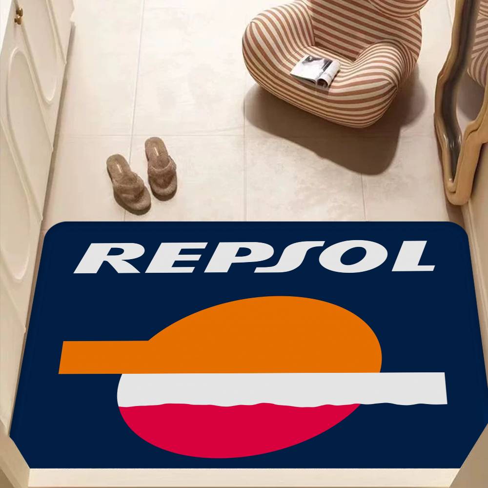 R-Repsol Retro Badezimmerteppich Rutschfester Waschküchenteppich Wäschedekor Balkon Kinderzimmer Wohnzimmer Toilettenteppich 40cm x 60cm