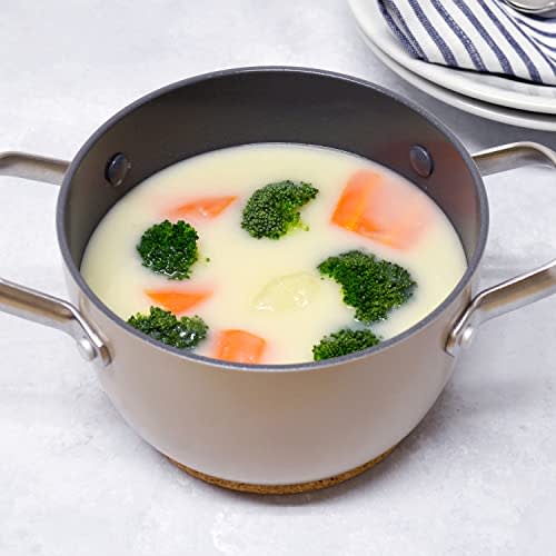 GREENPAN Multi-Food Cooker, 16.5cm, Taupe, with a Ceramic Coating Made from Sand-derived Minerals, Free of Harmful Substances. Can Be Used As a Rice C