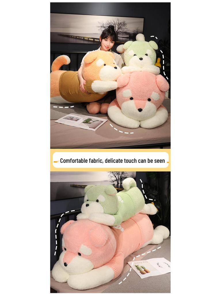 Niedliches Hundeplüsch Schlafkissen - Welpenpuppe Geschenk für Mädchen