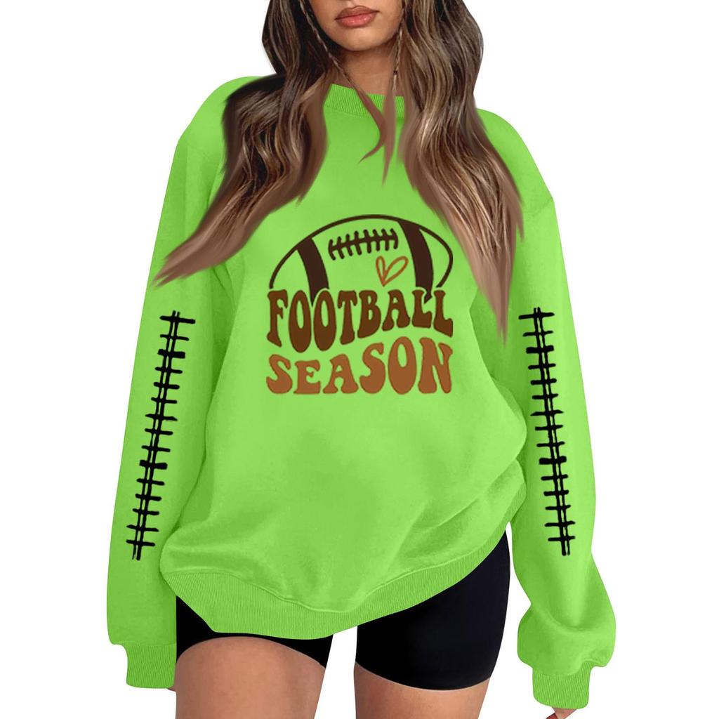 Unisex Lightweight Casual Long Sleeve Neck Pullover Sweatshirt with Fashion Print