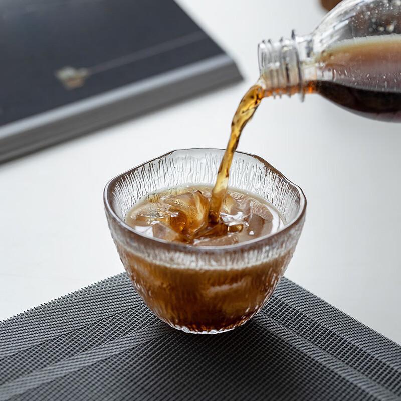 Zhinianhua Hammered Crystal Glass Teacup