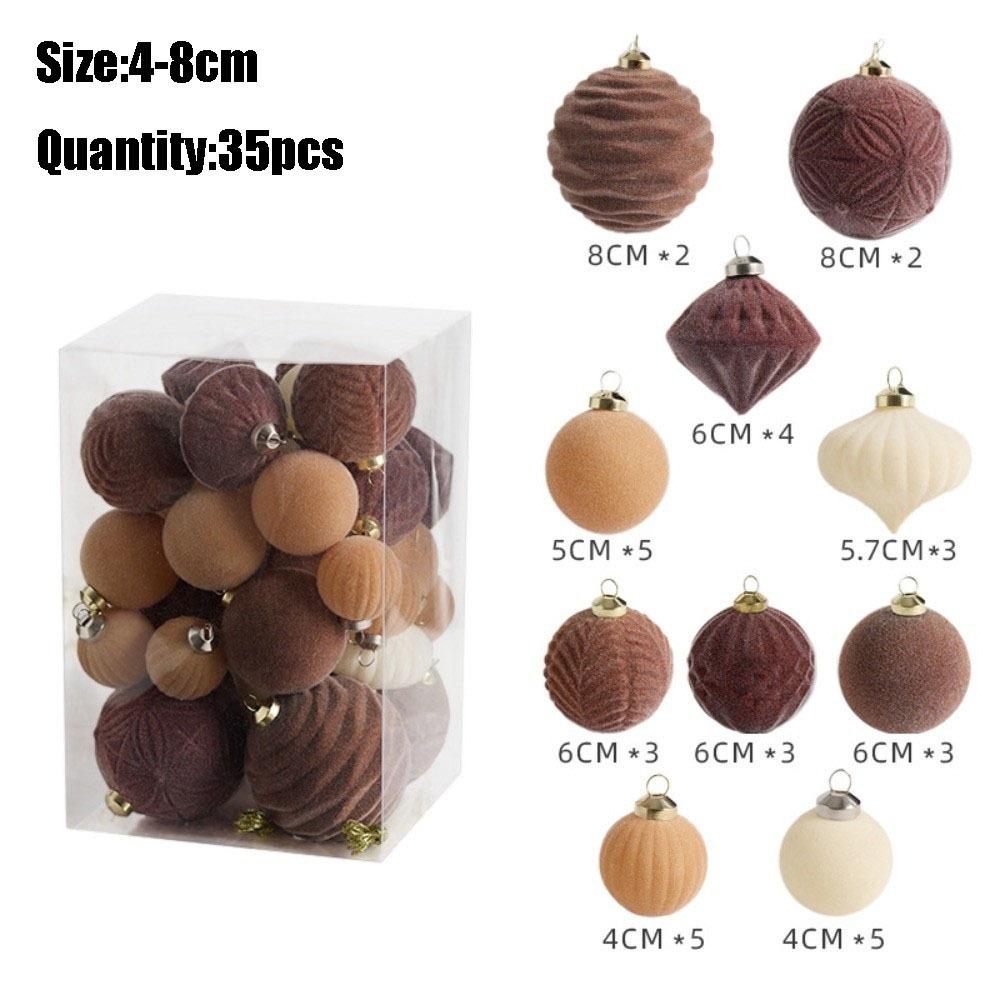 Foam Xmas Tree Hanging Baubles with Sequins Foam Xmas Spheres Pendant  Party