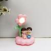 Warm Lamp Night Lights Battery Powered Cartoon Cute Boy And Girl Shaped
