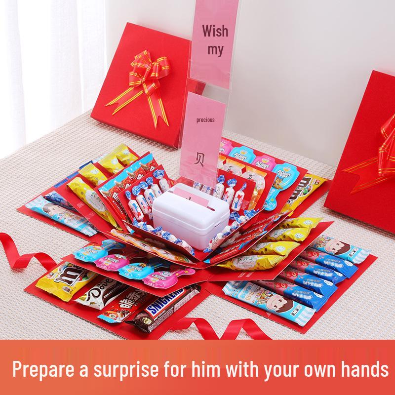 Celebrity Style Surprise Explosion Birthday Gift Box for Kids