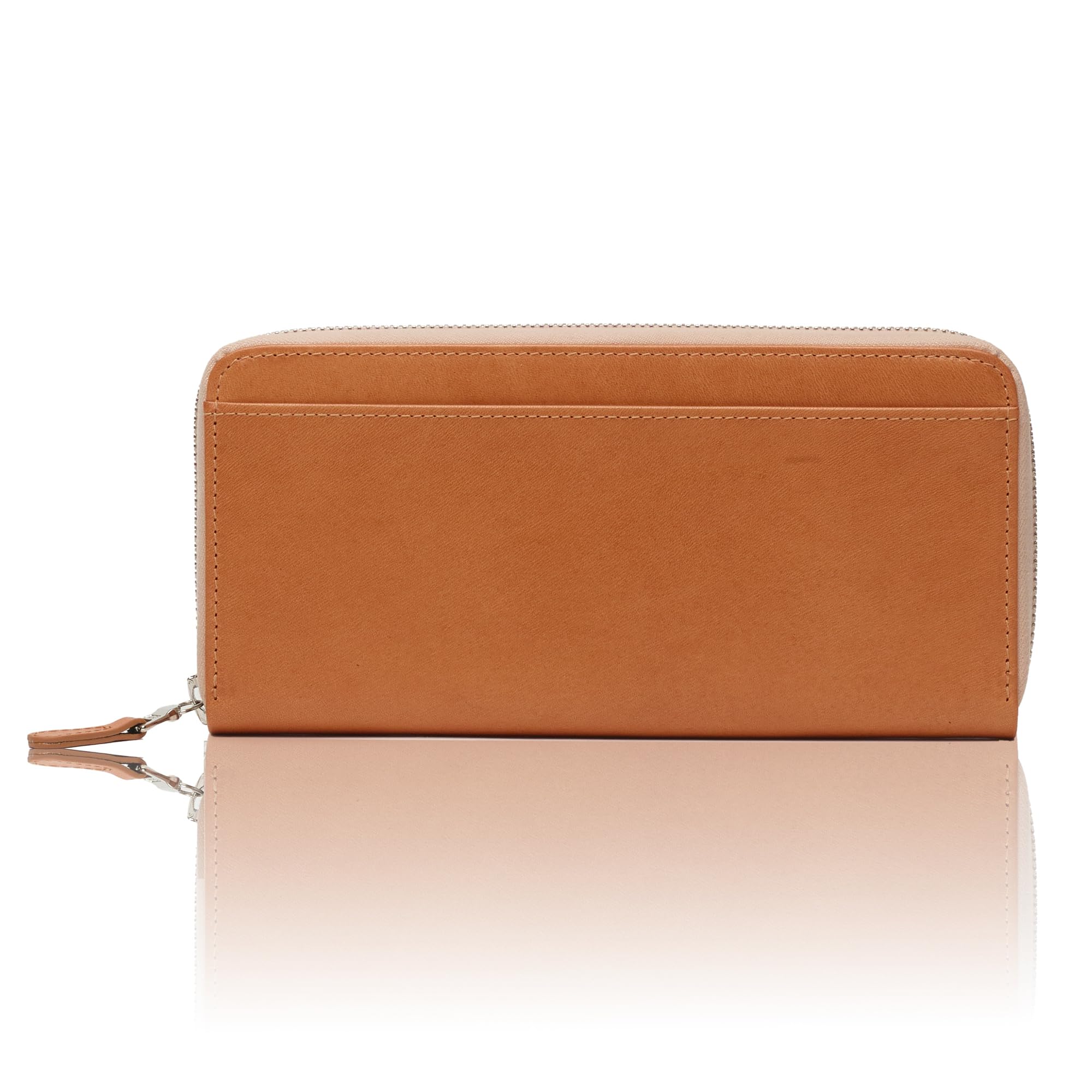 

House Long Wallet ES1088 [White Cox] Men s NATURAL/RED [Item]