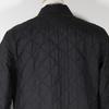 Salvatore Ferragamo batting quilting Stainless collar coat black polyester/Nylon Women Used