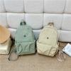 New Pure Color Light Small Backpack Women Simple Large-capacity Chest Bag Casual Travel Commuting All-matching Portable