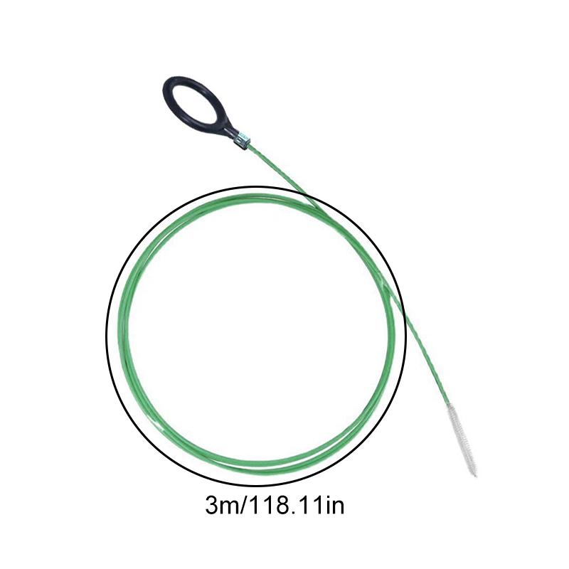 1Pc Long Flexible Hose Auto Sewer Cleaning Accessories 3M Pipe Unclogging Plastic Skylight Car Drain Cleaner Tool Sunroof